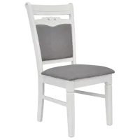 Set masă și scaune Evelin HV-33V + 10 HV-3167 Ovală / PAL / White photo 6