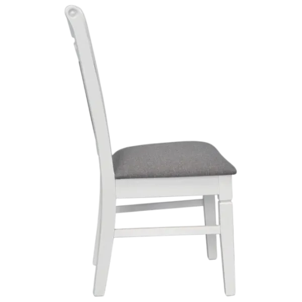 Set masă și scaune Evelin HV-33V + 10 HV-3167 Ovală / PAL / White photo 7
