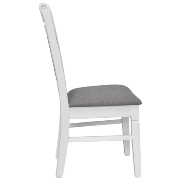 Set masă și scaune Evelin HV-33V + 10 HV-3167 Ovală / PAL / White photo 7