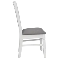 Set masă și scaune Evelin HV-33V + 10 HV-3167 Ovală / PAL / White photo 7