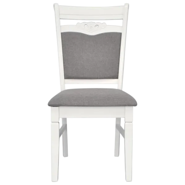 Set masă și scaune Evelin HV-33V + 10 HV-3167 Ovală / PAL / White photo 9