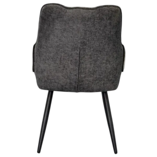 Обеденные стол со стульями Evelin DT 402-6B + 4 QT-227B UF885-13 Круглая / ДСП / Светло Серый photo 5