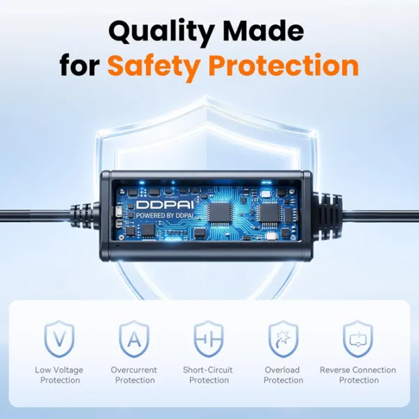 Cablu de alimentare DDPai Hardwire Kit / Black photo 4