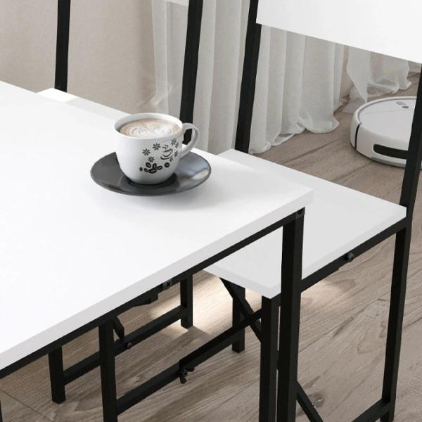Set masă și scaune Bofigo 34-04-01 Dreptunghiulară / PAL / White photo 4