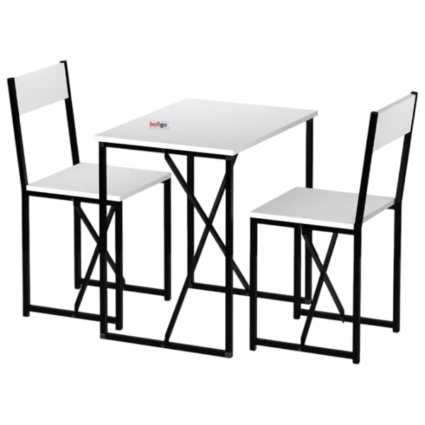 Set masă și scaune Bofigo 34-03-01 Pătrată / PAL / White photo 1