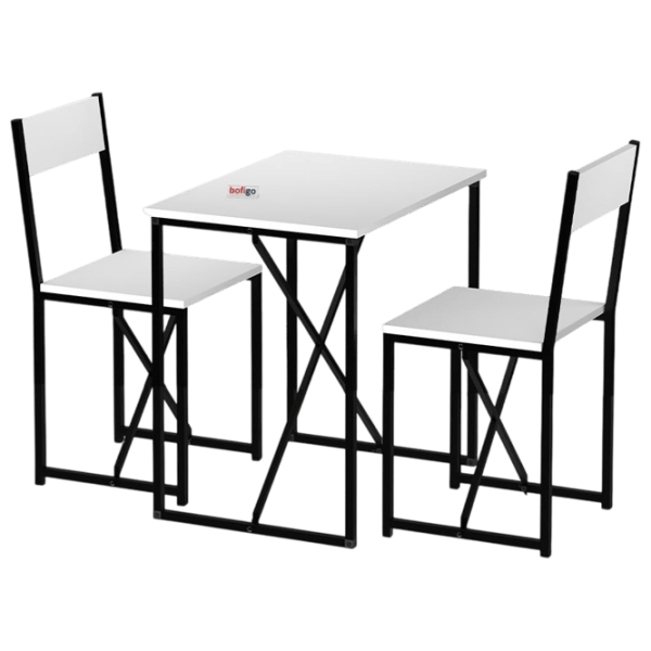 Set masă și scaune Bofigo 34-03-01 Pătrată / PAL / White photo 1