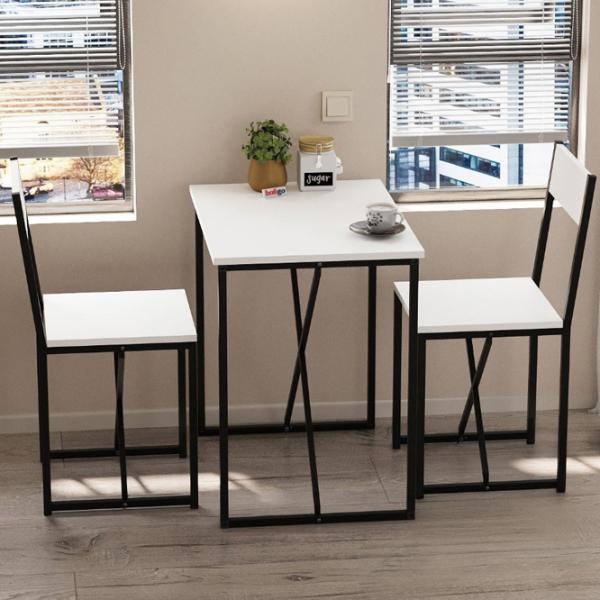 Set masă și scaune Bofigo 34-03-01 Pătrată / PAL / White photo 2