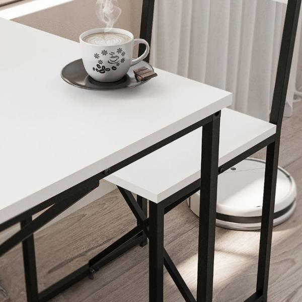 Set masă și scaune Bofigo 34-03-01 Pătrată / PAL / White photo 3