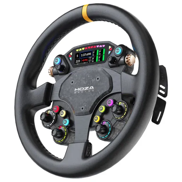 Volan Moza Racing CS Pro Cu fir / 18 buttons / Black photo 3