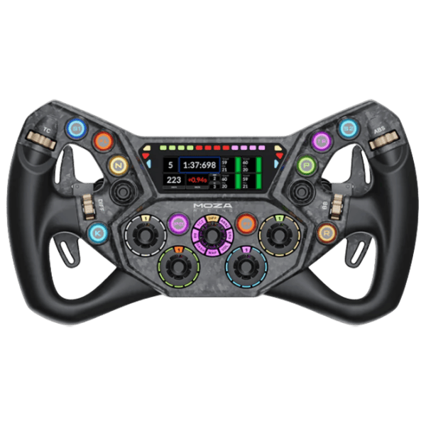 Volan Moza Racing KS Pro Cu fir / 12 buttons / Black photo 1