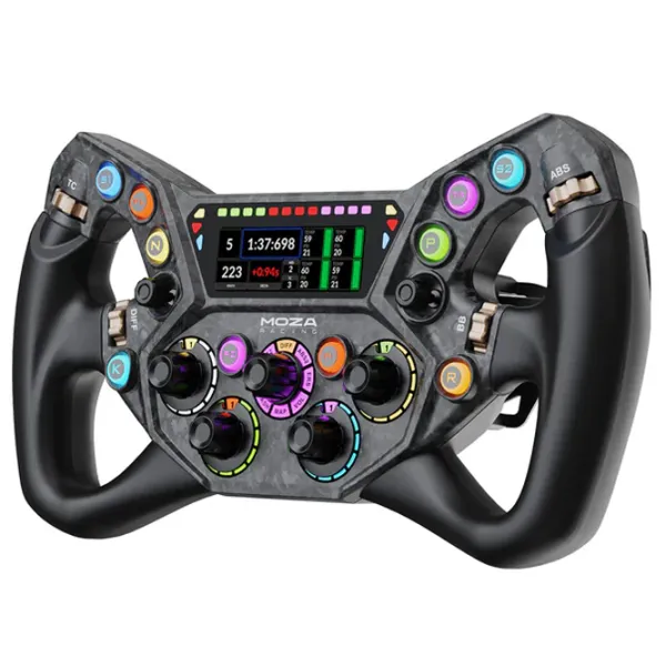 Volan Moza Racing KS Pro Cu fir / 12 buttons / Black photo 2