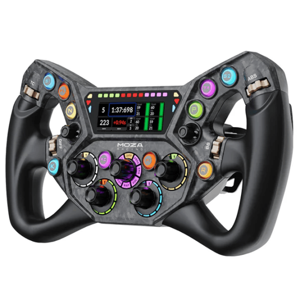 Volan Moza Racing KS Pro Cu fir / 12 buttons / Black photo 2