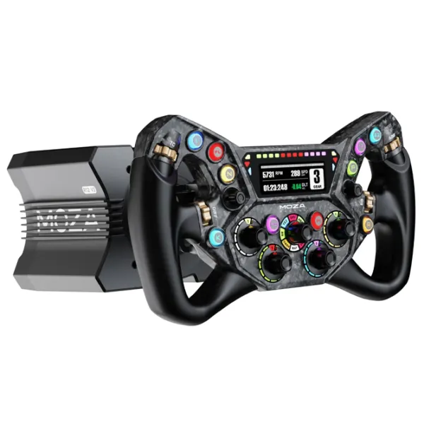 Volan Moza Racing KS Pro Cu fir / 12 buttons / Black photo 5