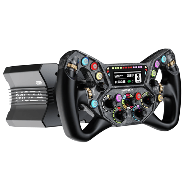 Volan Moza Racing KS Pro Cu fir / 12 buttons / Black photo 5