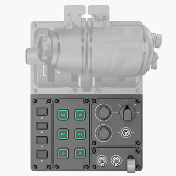 Джойстик Moza Racing MTQ Throttle Panel Проводная / 17 buttons / Черный photo 5