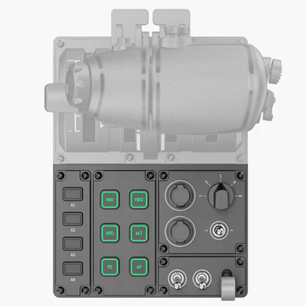 Джойстик Moza Racing MTQ Throttle Panel Проводная / 17 buttons / Черный photo 5