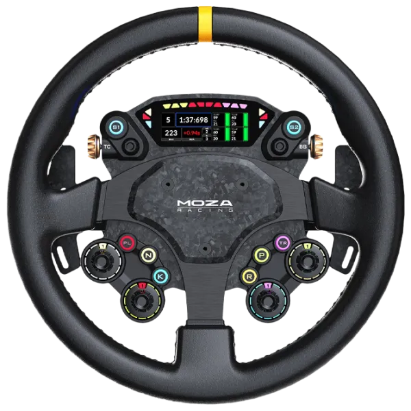 Volan Moza Racing CS Pro Cu fir / 18 buttons / Black photo 1