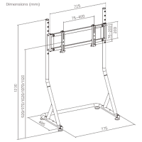 Suport pentru monitor LUMI LRS08-SR02 VESA 400 x 200 mm/ Black photo 2