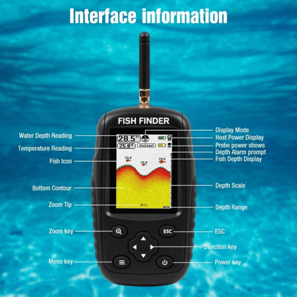 Sonar pentru pescuit Fish Finder XF88 36 m / 36 m photo 6