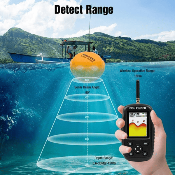 Sonar pentru pescuit Fish Finder XF88 36 m / 36 m photo 7