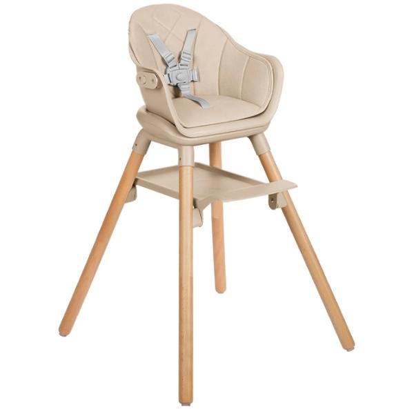 Scaun de masă Kikka Boo Woody 2024 (KB.221824) / 6 luni / Beige  photo 6