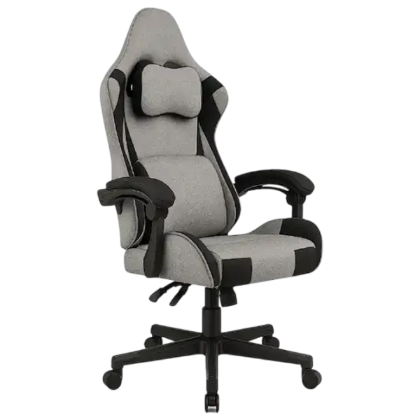 Игровое кресло LUMI CH09-18 Черный Серый photo 1