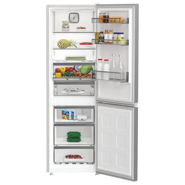 Frigider Whirlpool WHK 26363 XP6E cu congelator jos 316 l / 186.5 cm / Inox photo 2