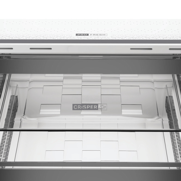 Frigider Whirlpool WHK 26363 XP6E cu congelator jos 316 l / 186.5 cm / Inox photo 3