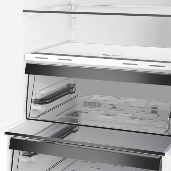 Frigider Whirlpool WHK 26363 XP6E cu congelator jos 316 l / 186.5 cm / Inox photo 5