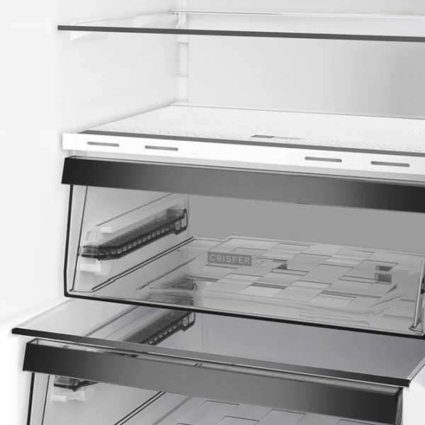 Frigider Whirlpool WHK 26363 XP6E cu congelator jos 316 l / 186.5 cm / Inox photo 5