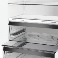 Frigider Whirlpool WHK 26363 XP6E cu congelator jos 316 l / 186.5 cm / Inox photo 5