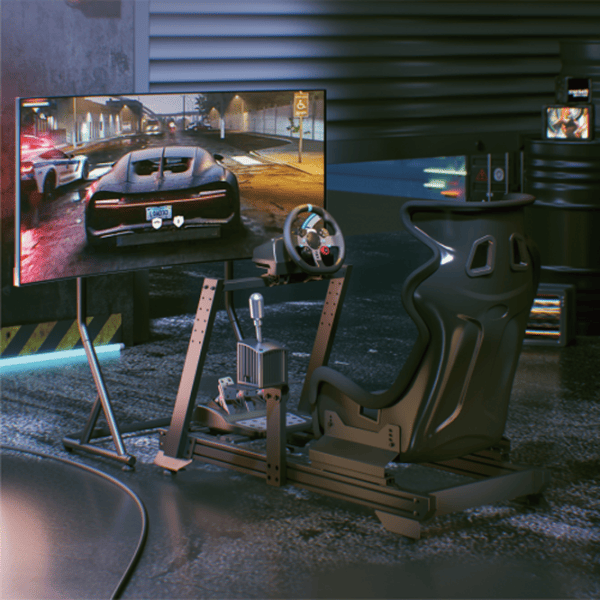 Игровое кресло LUMI LRS16-BS04 Серый Черный photo 3