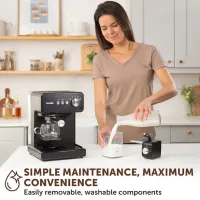Aparat de cafea Breville VCF183X Manual (cu cupă) / 2.8 l / Black photo 3