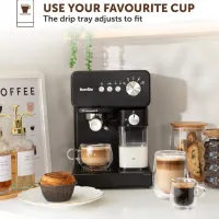 Aparat de cafea Breville VCF183X Manual (cu cupă) / 2.8 l / Black photo 6