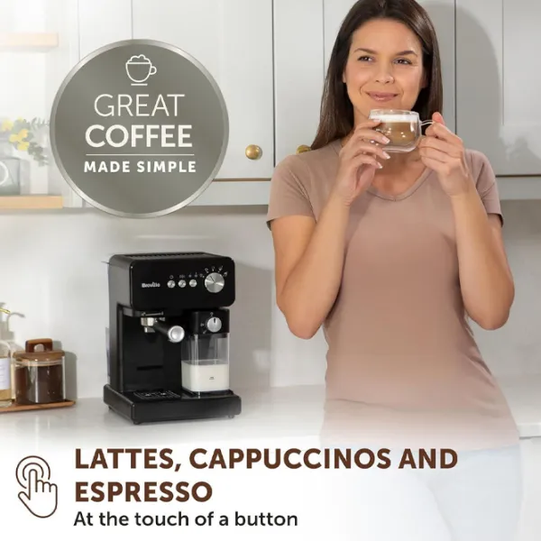 Aparat de cafea Breville VCF183X Manual (cu cupă) / 2.8 l / Black photo 7