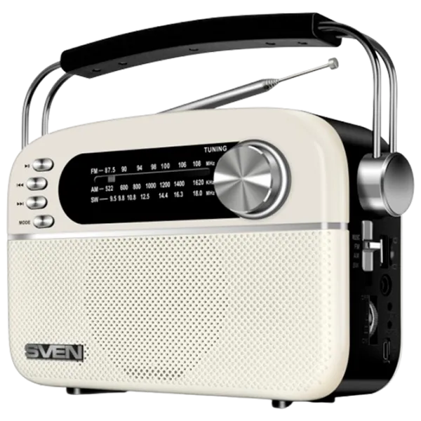 Radio portabil Sven SRP-505 3 W/ White photo 1