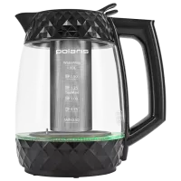Электрочайник Polaris PWK1823CGLD 1.8л / Скрытый / Черный