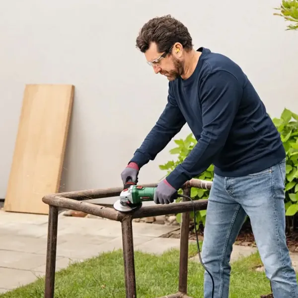 Шлифовальная машина Bosch B06033E2100 Угловая / 850 Вт / Зеленый photo 3