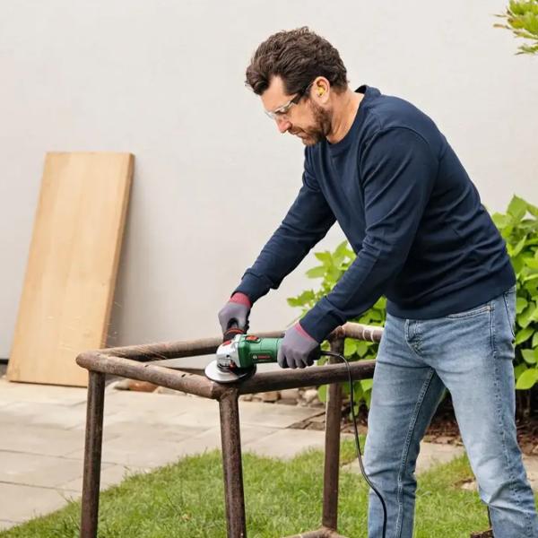 Шлифовальная машина Bosch B06033E2100 Угловая / 850 Вт / Зеленый photo 3
