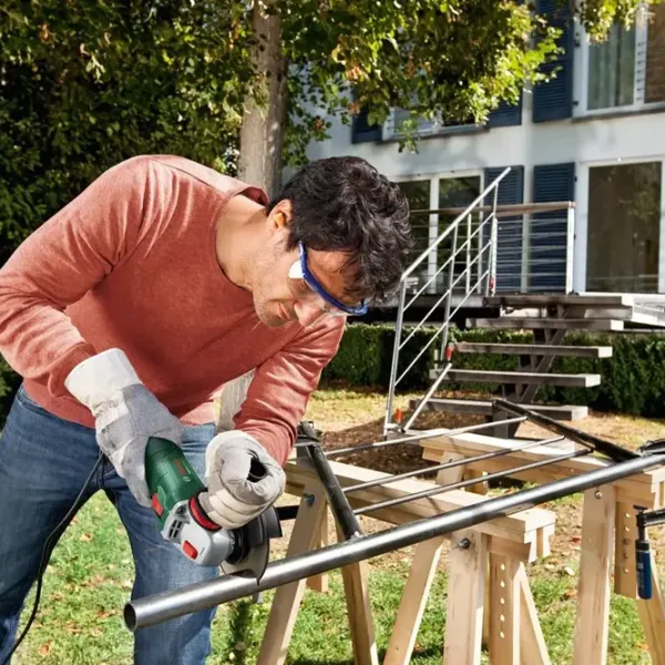 Шлифовальная машина Bosch B06033E2100 Угловая / 850 Вт / Зеленый photo 5