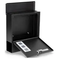 Почтовый ящик HPB2210-GS Modern Home Cталь / Черный photo 2