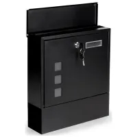 Почтовый ящик HPB2210-GS Modern Home Cталь / Черный photo 5