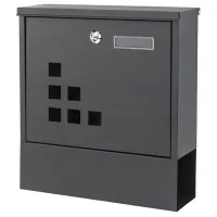 Почтовый ящик HPB2210K-GS Modern Home Cталь / Антрацит photo 2