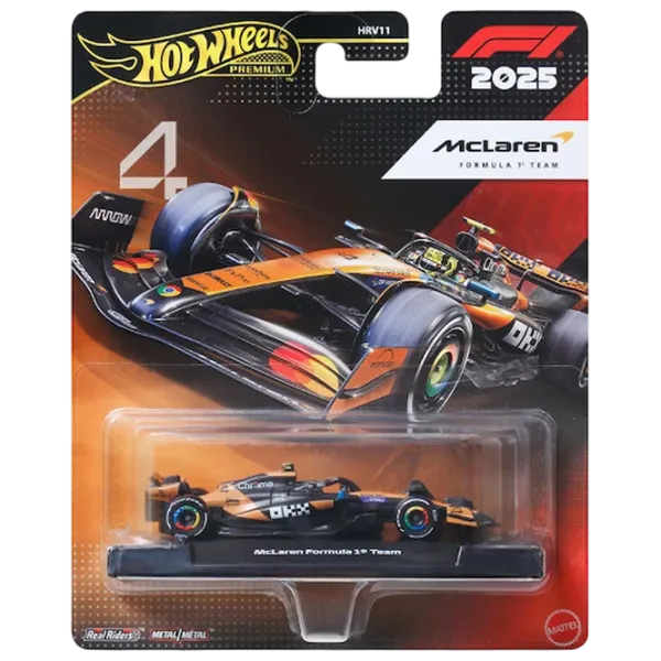 Mașină Hot Wheels Formula 1: McLaren JKD88  / / Black Orange photo 1