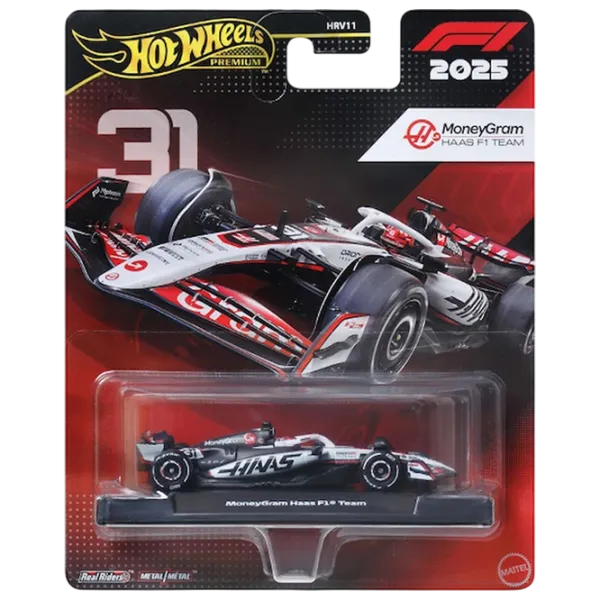 Mașină Hot Wheels Formula 1: Haas JKD78  / / Black White photo 1