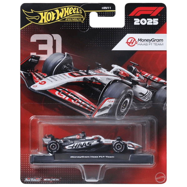 Mașină Hot Wheels Formula 1: Haas JKD78  / / Black White photo 1