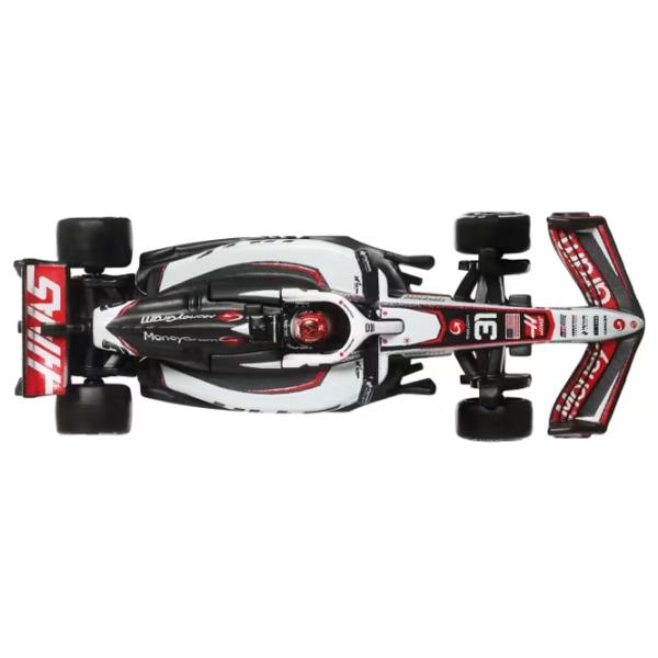 Mașină Hot Wheels Formula 1: Haas JKD78  / / Black White photo 6