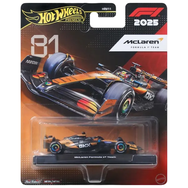 Mașină Hot Wheels Formula 1: McLaren JKD81  / / Black Orange photo 1