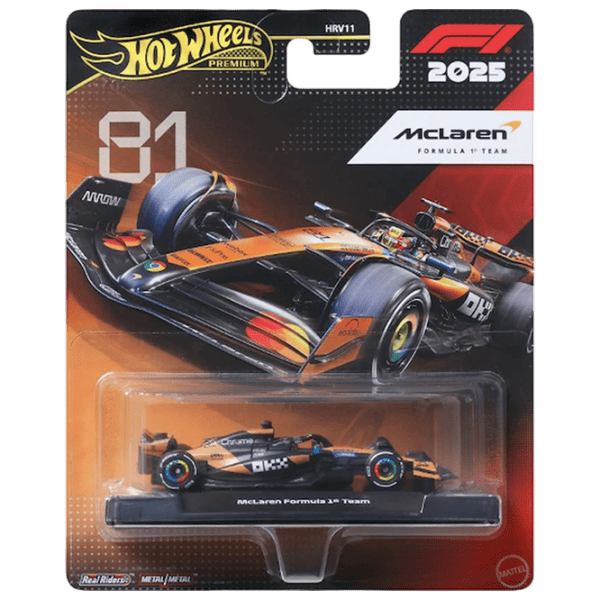 Mașină Hot Wheels Formula 1: McLaren JKD81  / / Black Orange photo 1