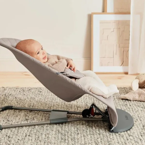 Balansor BabyBjorn Bliss Woven C-Quilt 0 ani - 2 ani / Gray photo 3